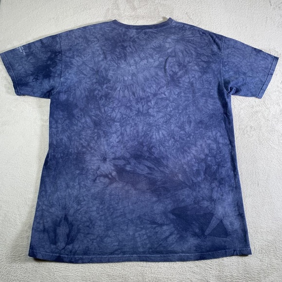 The Mountain Shirt Mens 2XL Blue Bald Eagle American Flag Monarch Crest‎ Tie Dye - Picture 10 of 10